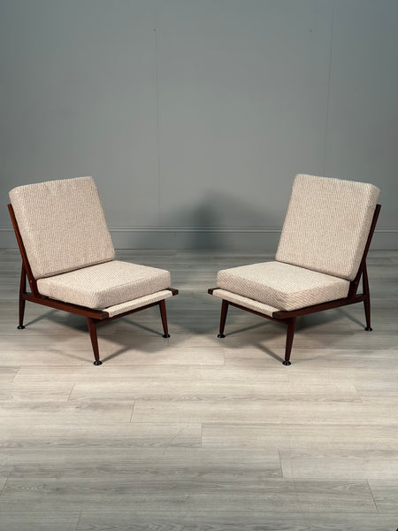 Pair of Mid Century Lounge Chairs
