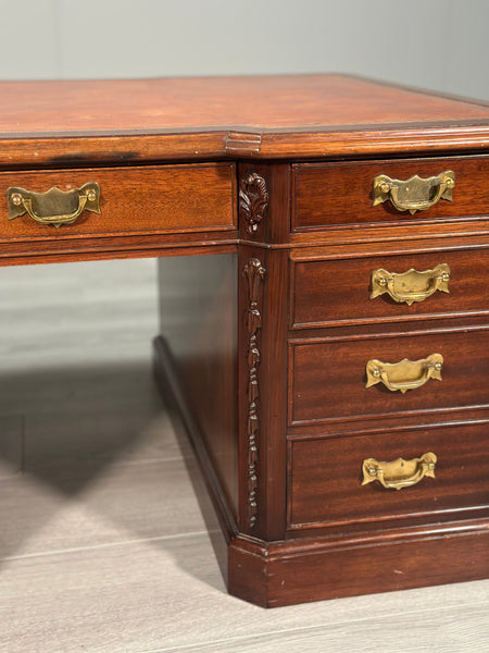 Georgian Furnishing Co. Mahogany Minature Executive Desk, Coffee Table