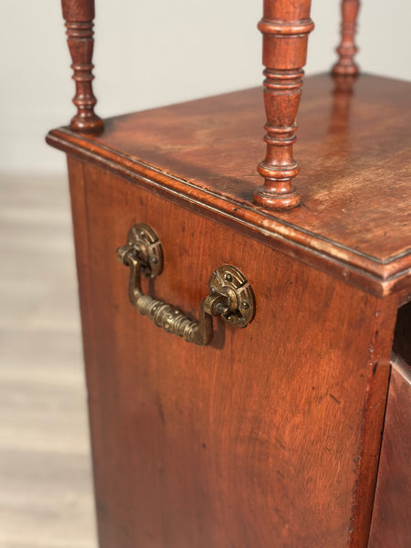 A Late Victorian Aesthetic Movement Mahogany Fireside Purdonium
