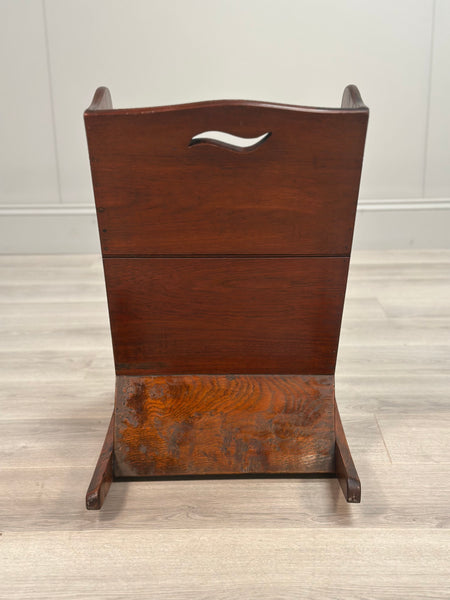 Small Burr Elm Rocking Chair c1880