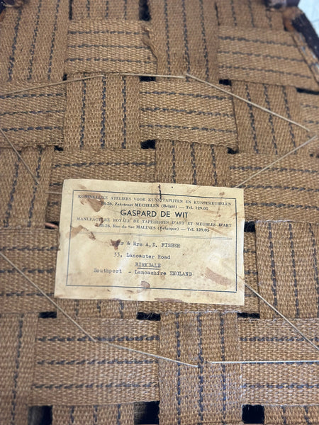 Pair of Antique Armchairs With A Gaspard De Wit Tapestry