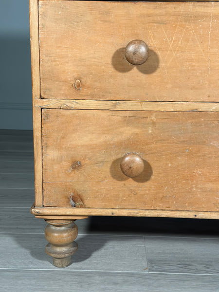 Victorian Pine Chest Of Drawers