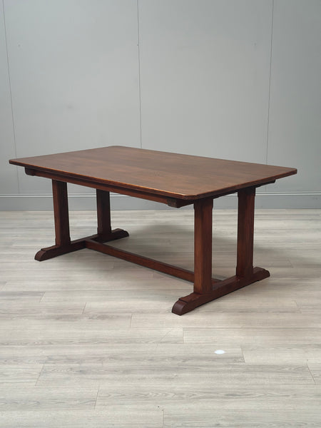 Arts & Crafts Oak Refectory Table