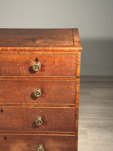Georgian Oak Chest Of Drawers