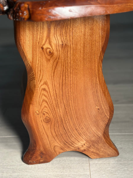 Burr Elm Natural Coffee Table