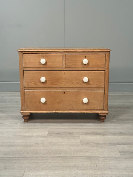 Victorian Pine Chest Of Drawers