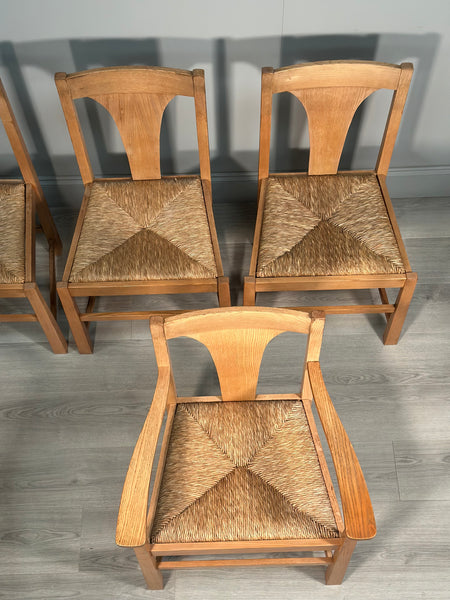 Terence Conran Dining Table & Set of 6 Chairs c1980