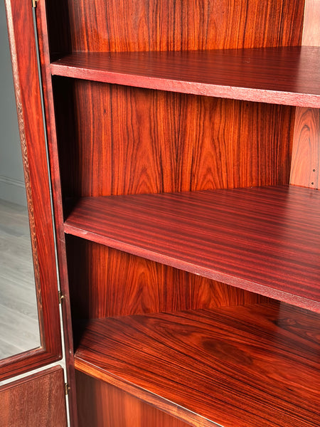 Danish Rosewood Corner Cabinet By Skovby