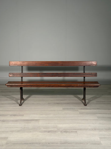 Antique Folding Church Bench