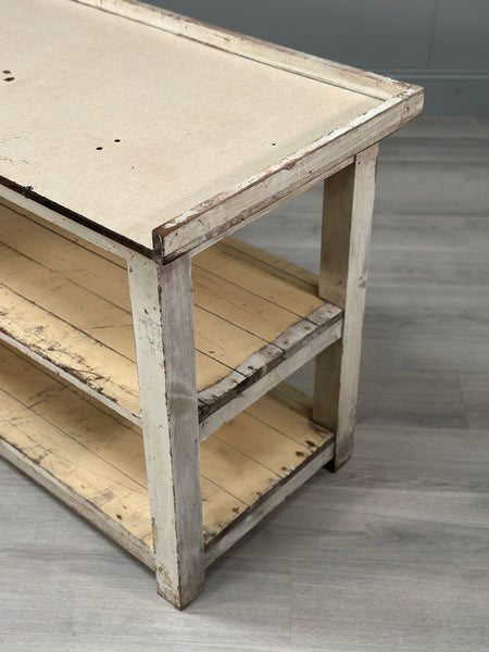 Antique Industrial Prep Table C.1930