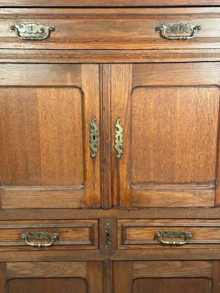 Antique French Oak Cupboard