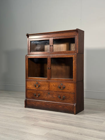 Small Oak Barrister’s Bookcase C.1910