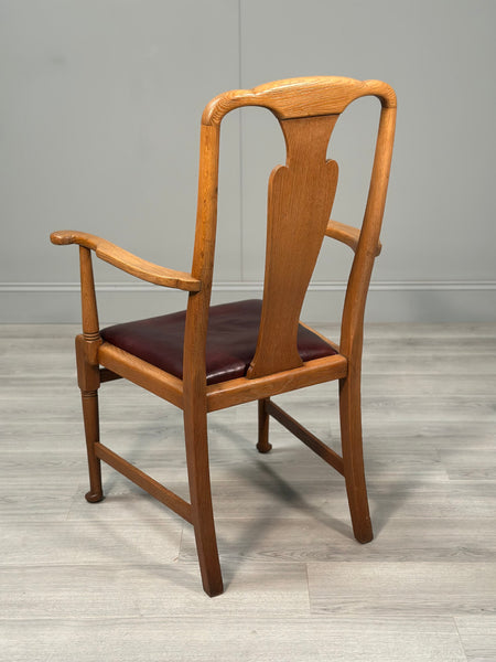 Oversized Oak Desk Chair C.1910