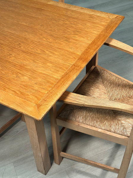 Terence Conran Dining Table & Set of 6 Chairs c1980