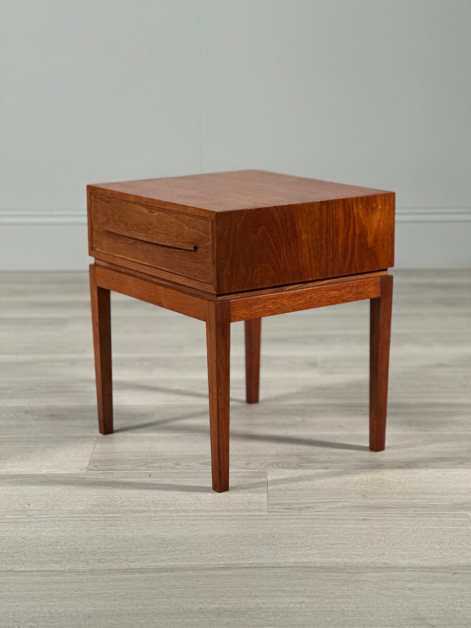 Mid 20th Century Walnut Bedside Cabinet