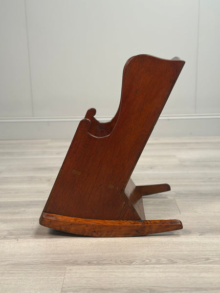 Small Burr Elm Rocking Chair c1880