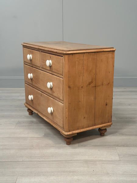 Victorian Pine Chest Of Drawers