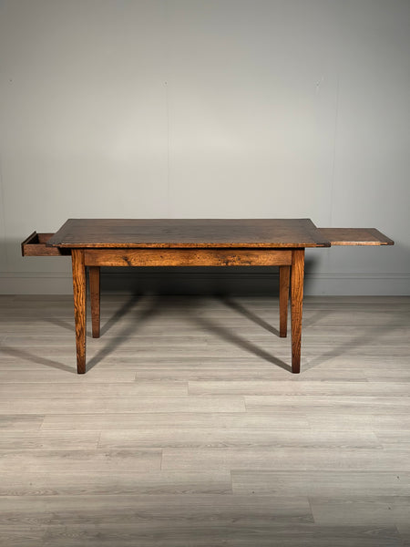18th Century Style Antique Oak Dining Table