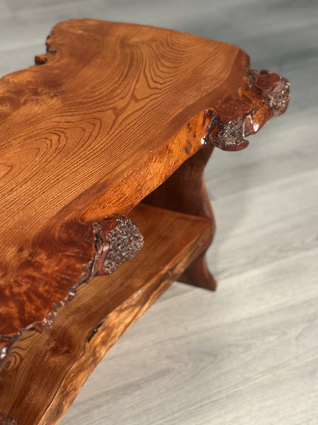 Burr Elm Natural Coffee Table