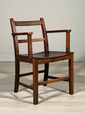 Antique H.M.O.W Oak Desk Chair c.1930