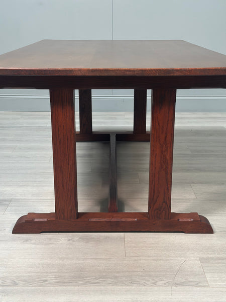 Arts & Crafts Oak Refectory Table