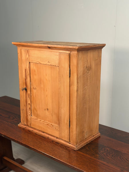 Small Antique Pine Cabinet