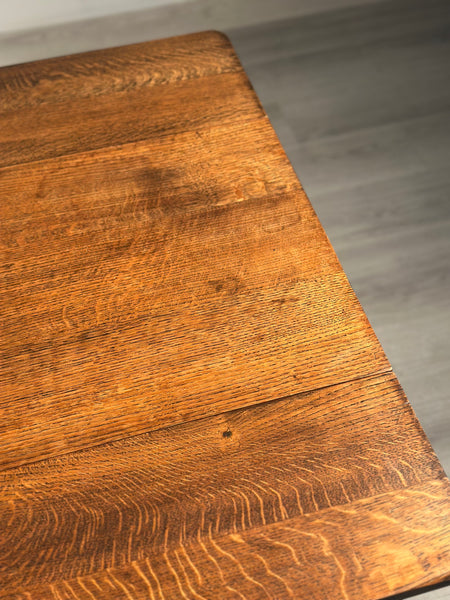 Cotswold Drop Leaf Swivel Oak Table C.1920