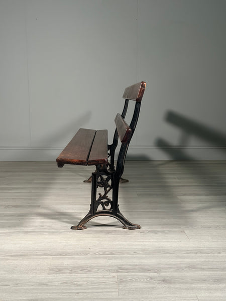 Antique Folding Church Bench