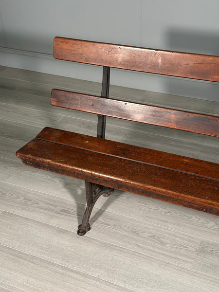 Antique Folding Church Bench