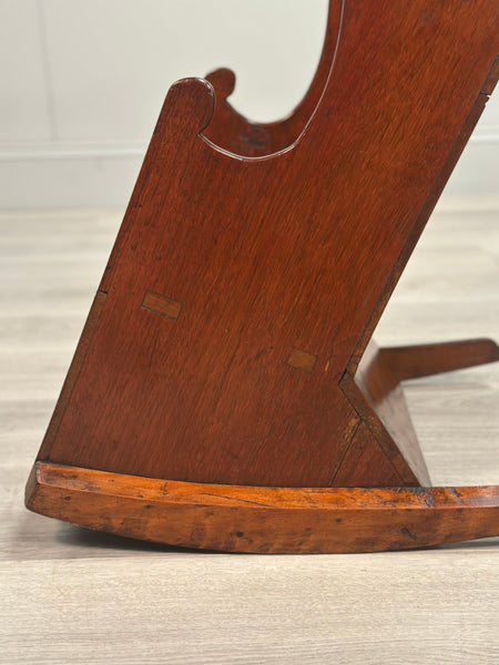 Small Burr Elm Rocking Chair c1880