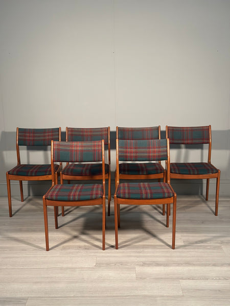 Set Of Six Danish Dining Chairs By Erik Buch C.1970
