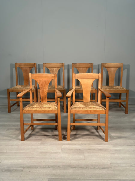 Terence Conran Dining Table & Set of 6 Chairs c1980