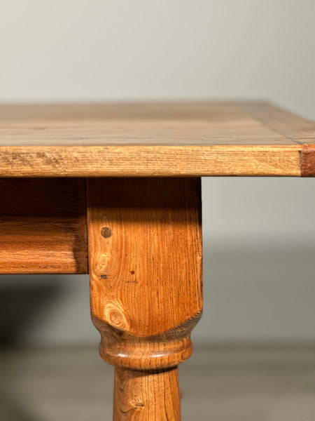 Antique Elm Refectory Table