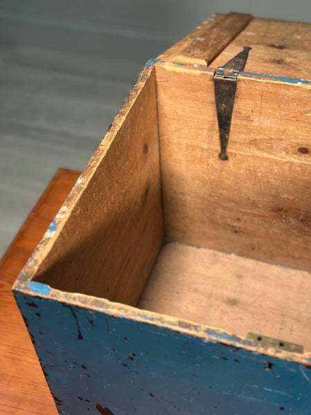 Victorian Pine Chest In Paint