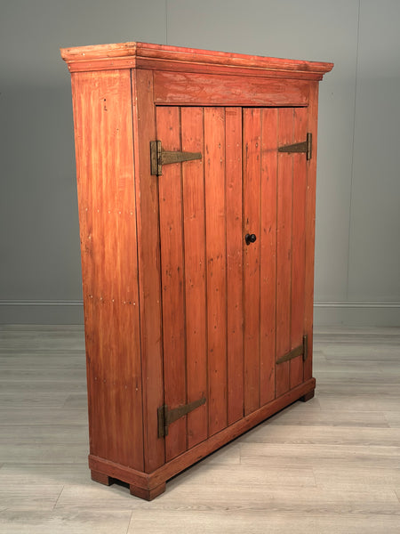 Large Victorian Pine Larder Cupboard