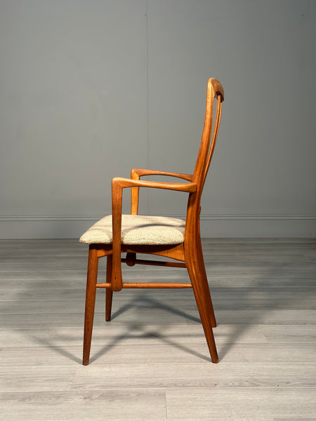 Set Of 6 Danish Teak Ingrid Dining Chairs By Niels Koefoed