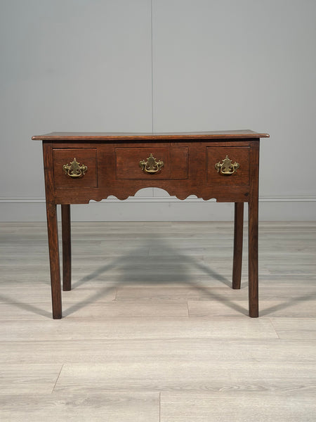 Georgian Oak lowboy C.1800