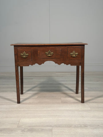 Georgian Oak lowboy C.1800