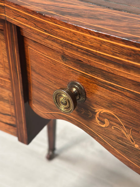 Sheraton Revival Rosewood Writing Table