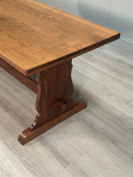 Antique Oak Refectory Table