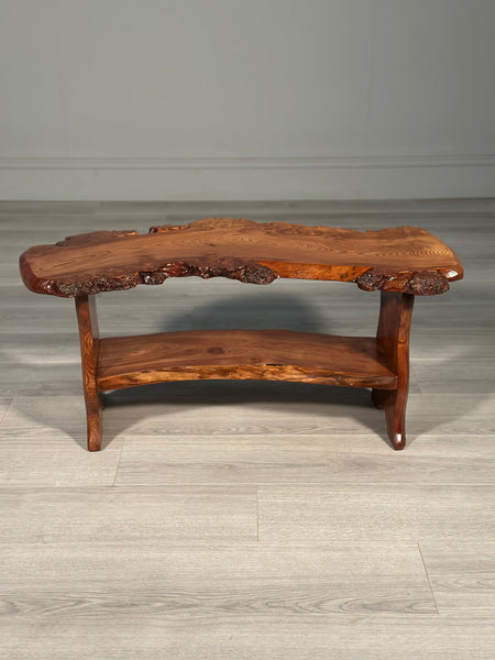 Burr Elm Natural Coffee Table