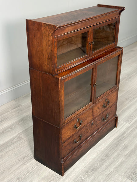 Small Oak Barrister’s Bookcase C.1910