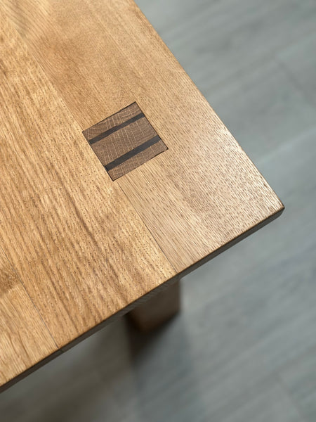 Arts And Crafts Style Oak Dining Table