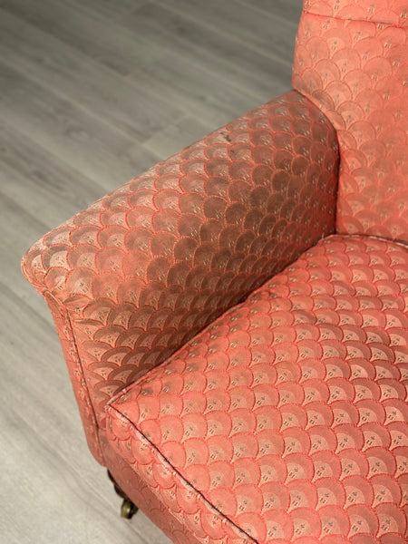 Antique Button Back Armchair