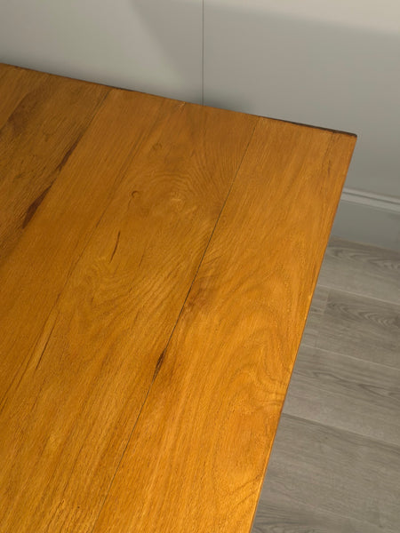 Large Antique Oak Refectory Table c1920