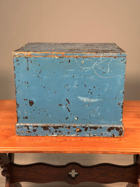 Victorian Pine Chest In Paint