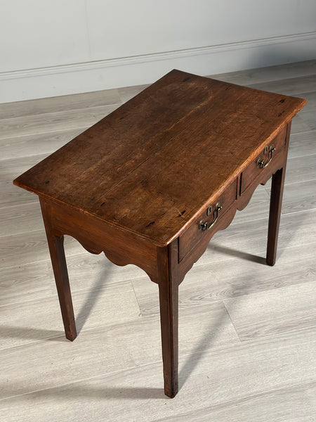 Small Georgian Oak Lowboy c.1780