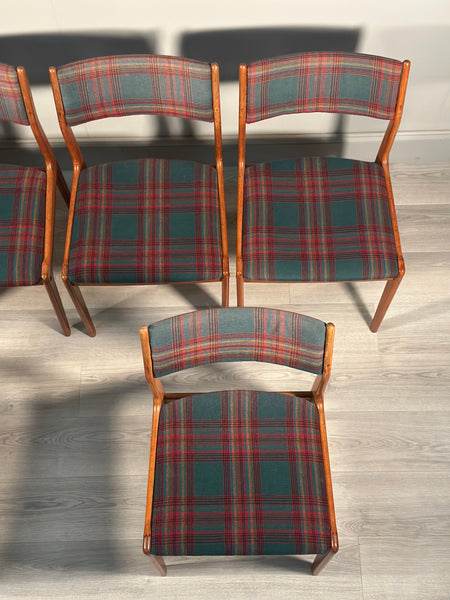 Set Of Six Danish Dining Chairs By Erik Buch C.1970