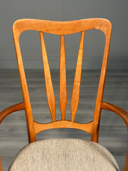 Set Of 6 Danish Teak Ingrid Dining Chairs By Niels Koefoed