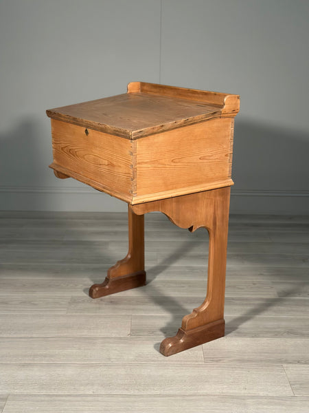Victorian Pine School Desk
